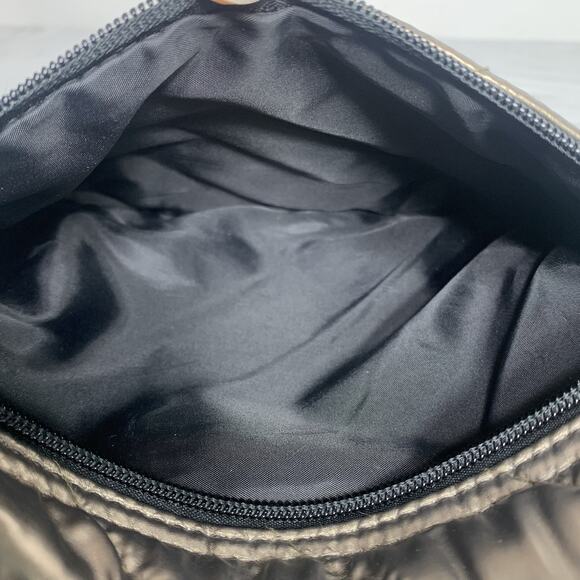 THINK ROYLN Diagonal 2.0 Bum Bag Pearl Pyrite w/ Short Crossbody Strap ONLY EUC - Picture 8 of 8